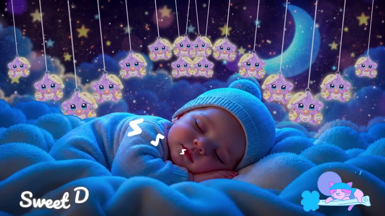 Baby Sleep Music 💫 Sleep Instantly in 3 Minutes 💤 Gentle Deep Sleep | Mozart & Brahms Lullabies