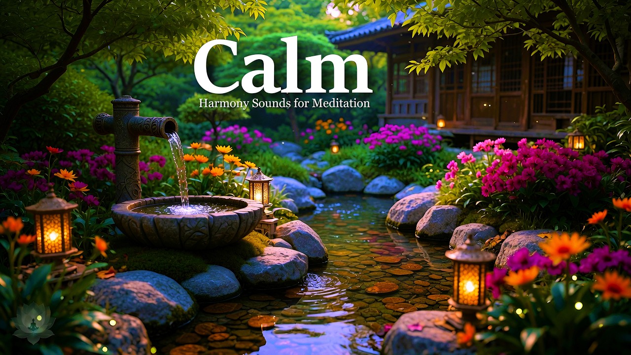 Peaceful Piano & Water Sounds 🌿 Soothing Meditation Music for Healing, Relaxation & Inner Peace