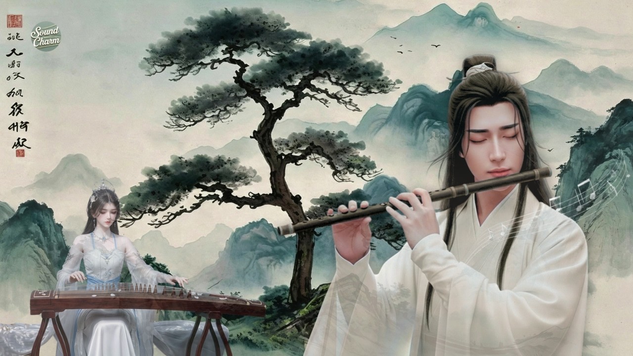 Chinese Zen Music Bamboo Flute, Erhu & Guzheng | Relaxing Music & Insomnia Relief @SoundCharm9