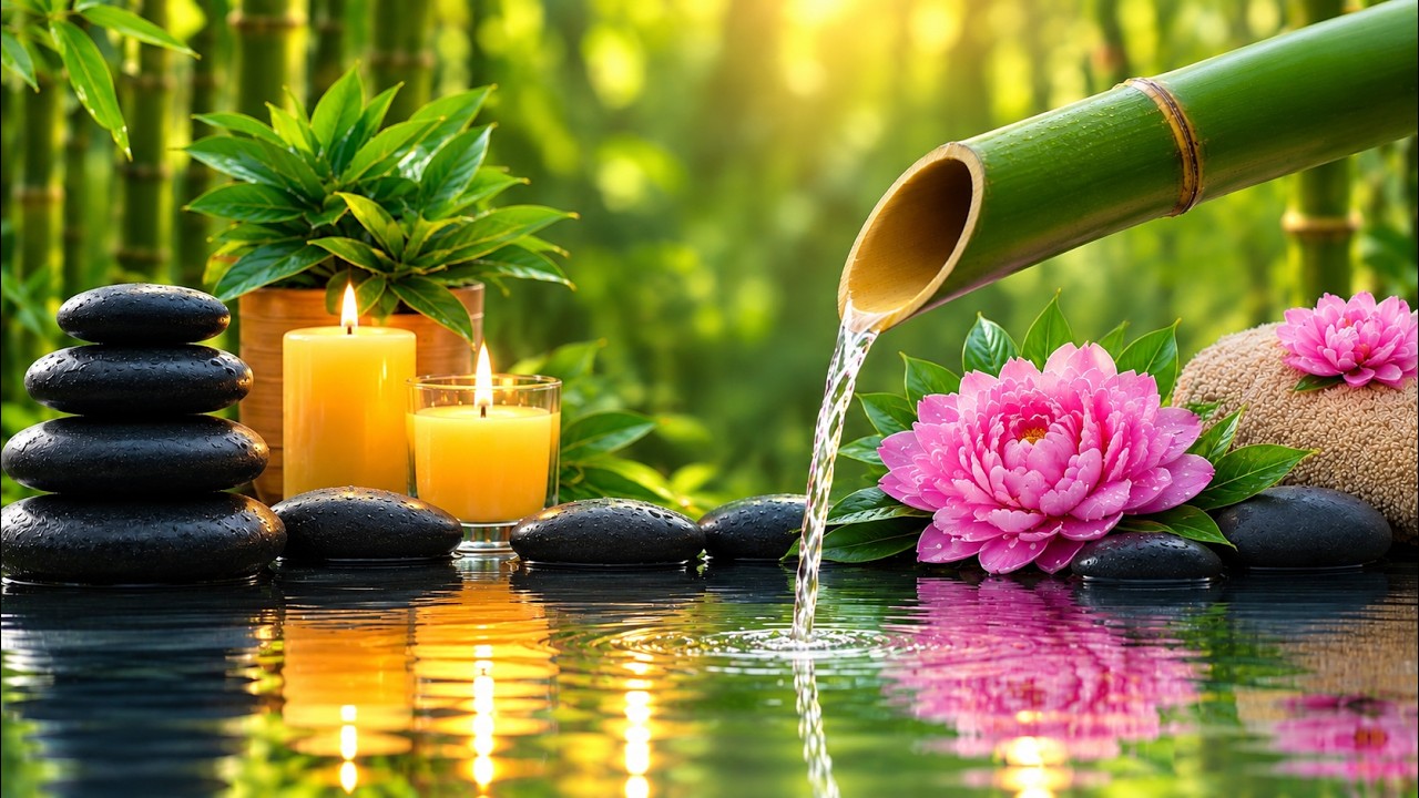 Peaceful Spa Music with Water Sounds 🌿 Relaxing Music for Deep Sleep, Stress Relief & Inner Peace