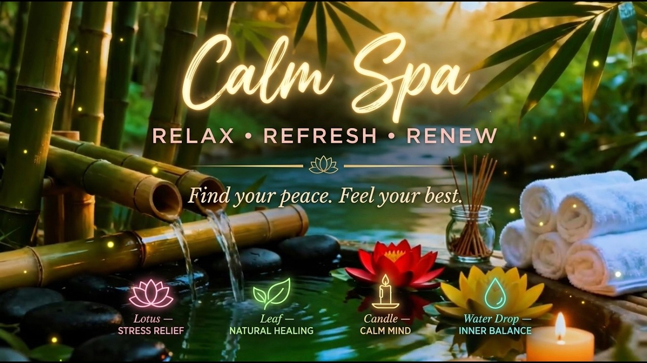 Deep Calm Spa Music | Relax Deeply and Sleep in Peace, Emotional Healing,19