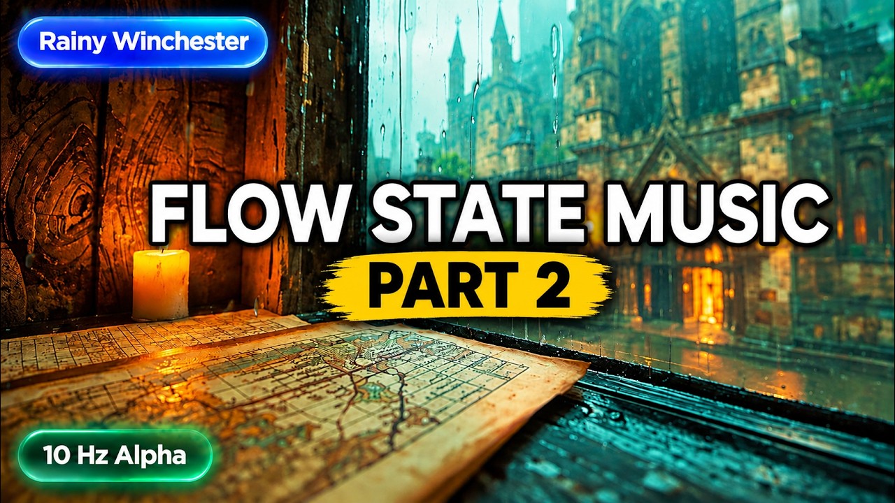 Study Music 2026 ✦ 10 Hz Unlocks Flow State | Rainy Winchester
