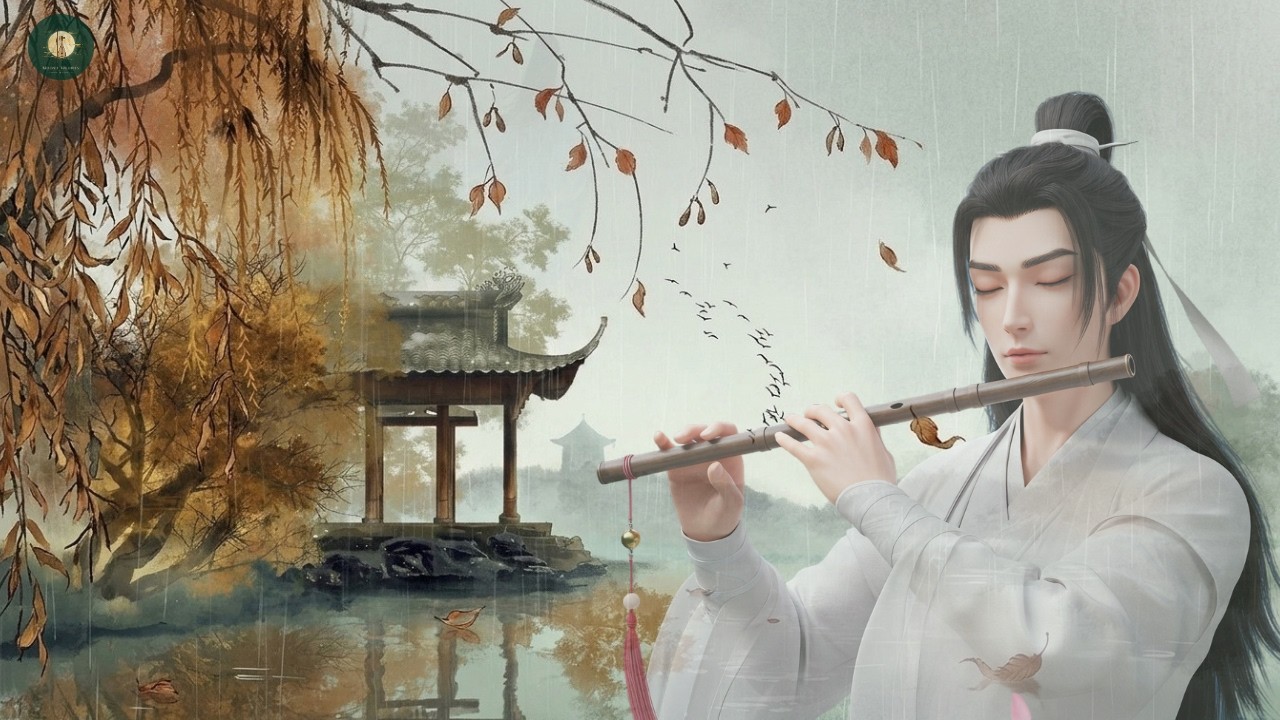 Chinese Zen Music: Bamboo flute, Erhu & Guzheng | Relaxing Music @MoonlitMelodies-68s
