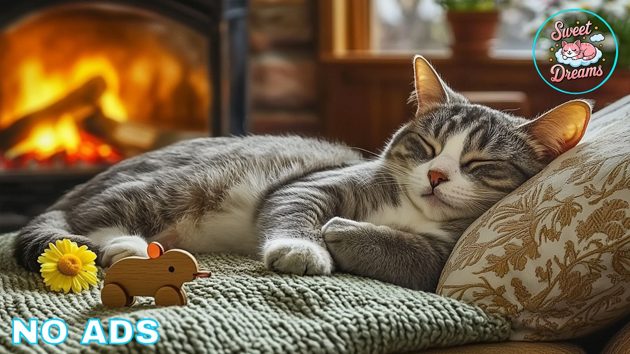 12 Hours Relaxing Music For Cats 🐾 Cat Sleep Music – Smooth Ambient Audio For Cats Restful Nights