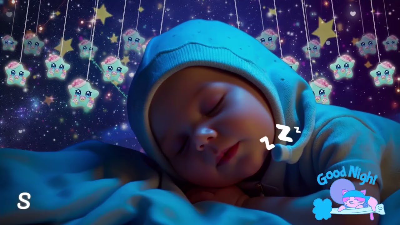 Sleepy Baby in 3 Minutes 🌙 Baby Sleep Music 💤 Mozart & Brahms Lullabies