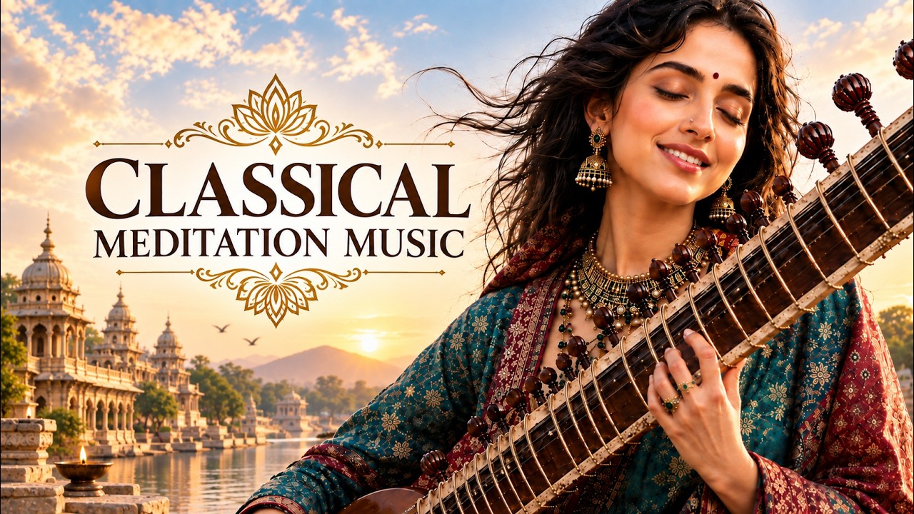 Classical Meditation Music | Peaceful Indian Instrumental Music for Relaxation & Inner Peace