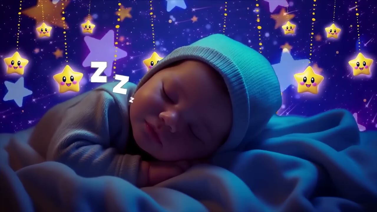 Baby Sleep Music 🌜 Mozart Brahms Lullaby 🎼 Deep Sleep Music That Wraps Every Night in Peace and Calm