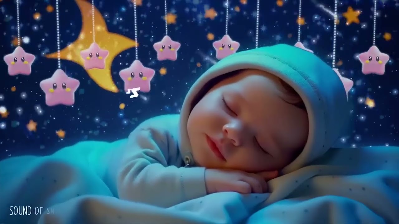 Baby Sleep Music 🌙 Mozart & Brahms Lullaby 🎼 Peaceful Bedtime Music for Deep Rest and Sweet Dreams