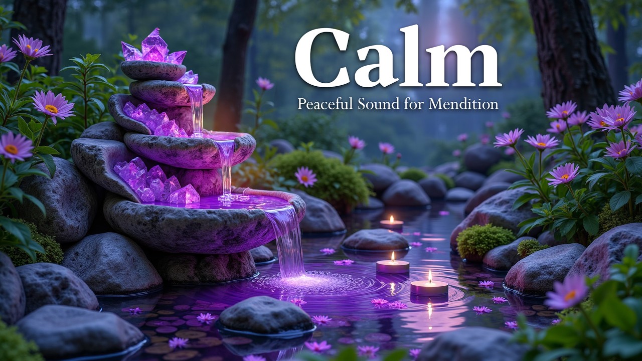 Relaxing Piano with Flowing Water Sounds 🌿 Healing Music for Mind, Body Balance & Emotional Peace