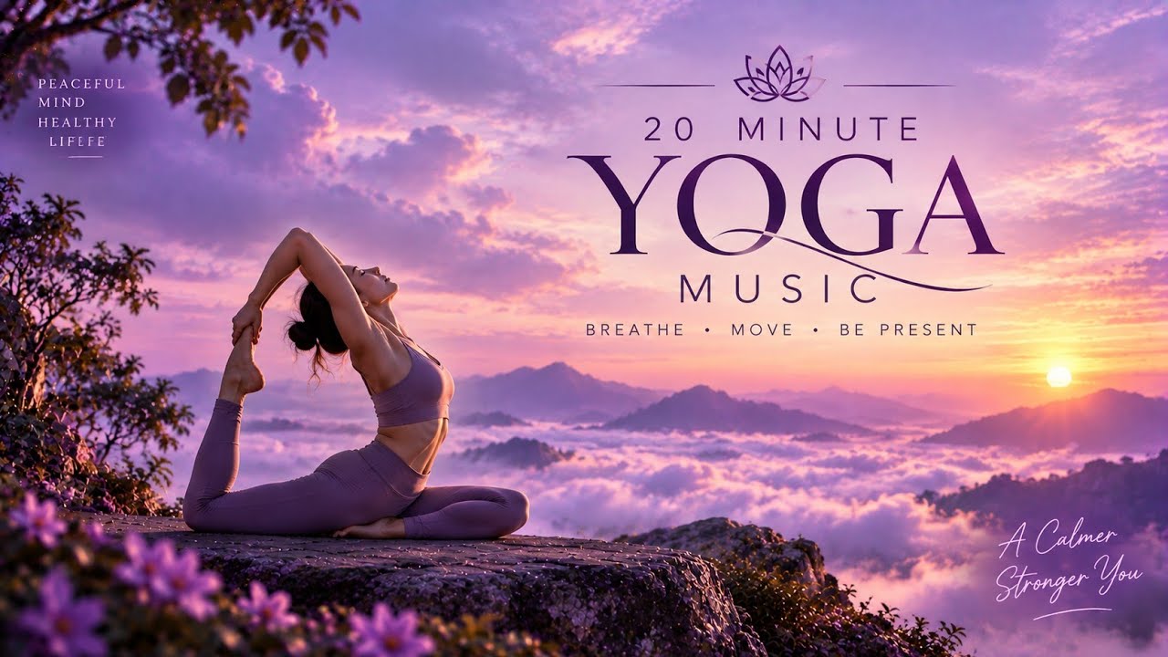 20-Minute Yoga Music 🧘‍♀️ | Graceful Movement, Flexibility & Inner Confidence
