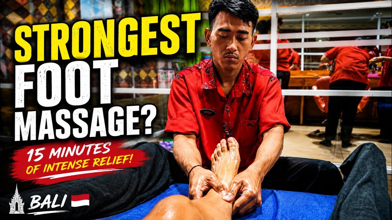This Bali Foot Massage Was Too Strong 😱🇮🇩