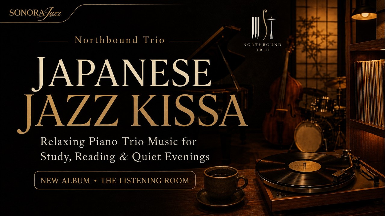 Japanese Jazz Kissa | Relaxing Piano Trio Music for Study, Reading & Quiet Evenings