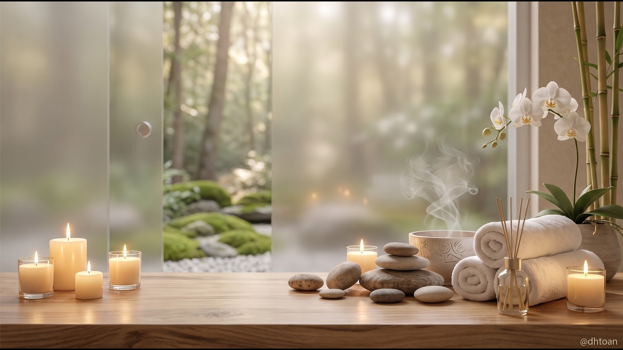 1 Hour Relaxing Spa Music LIVE 🌿 Massage, Meditation & Sleep Music