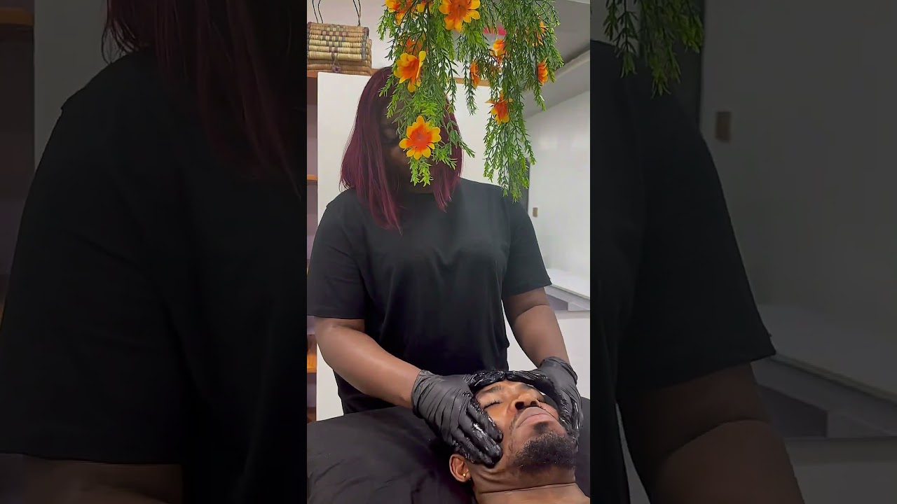 How to Massage Your Man’s Face for Stress Relief | Simple Facial Massage Tutorial.