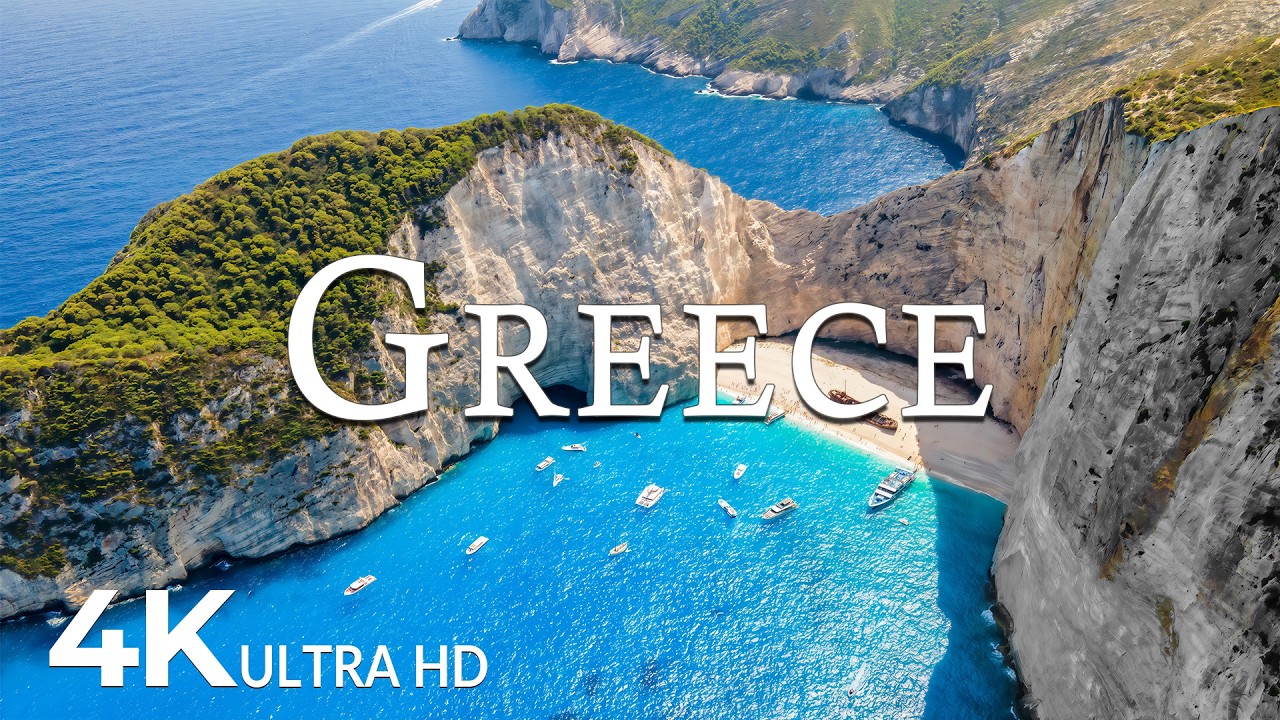 FLYING OVER GREECE (4K UHD) – Soothing Music Along With Beautiful Nature Video – 4K Video ULTRAHD #6