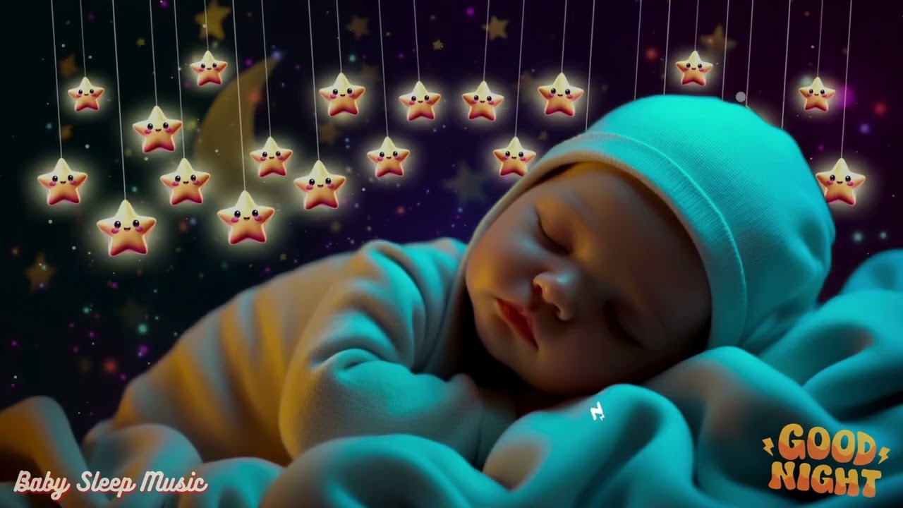 Baby Sleep Music 🎶 Peaceful Sleep 💖 3 Minute Deep Relaxation Mozart & Brahms Lullabies