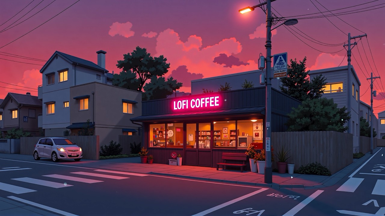 Night Coffee ☕ Find Your Peace at a Lofi Cafe 🌙 Chill Beats to Work / Study / Relax | [Lofi Hip Hop]