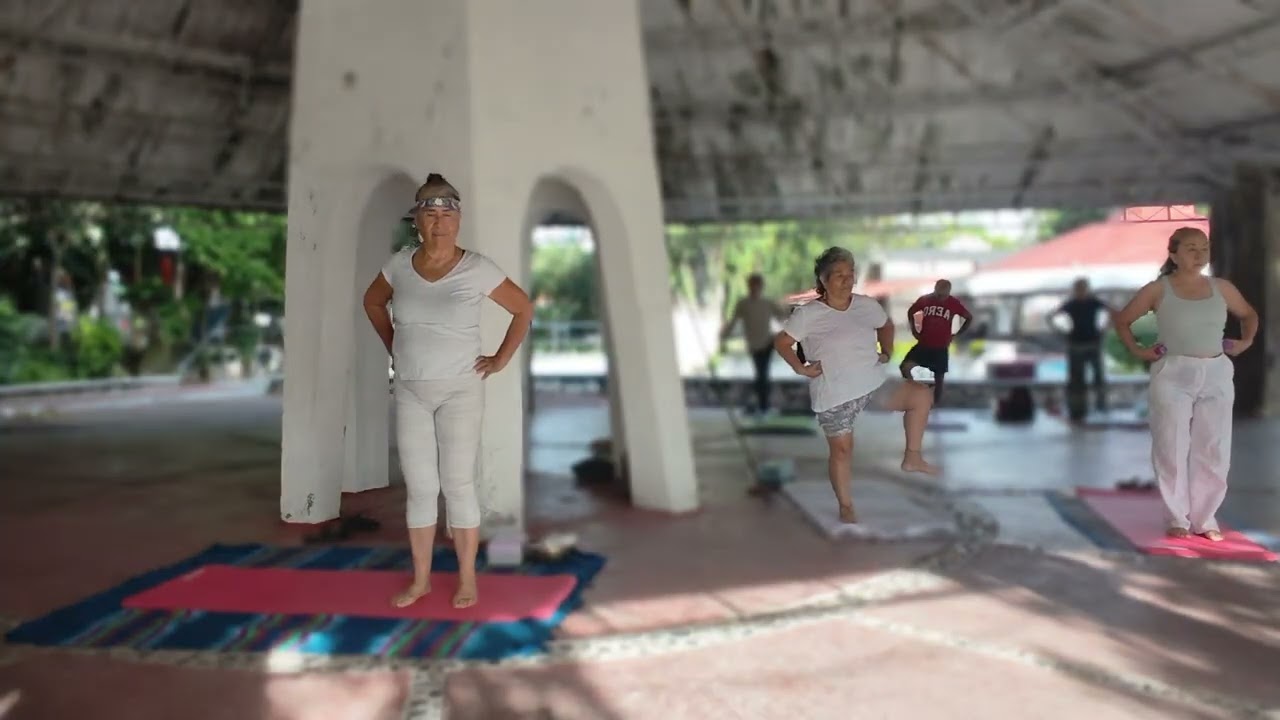 Calentamiento con flexibilidad y Tai chi chicun #yoga#yogamusic #yogapractice