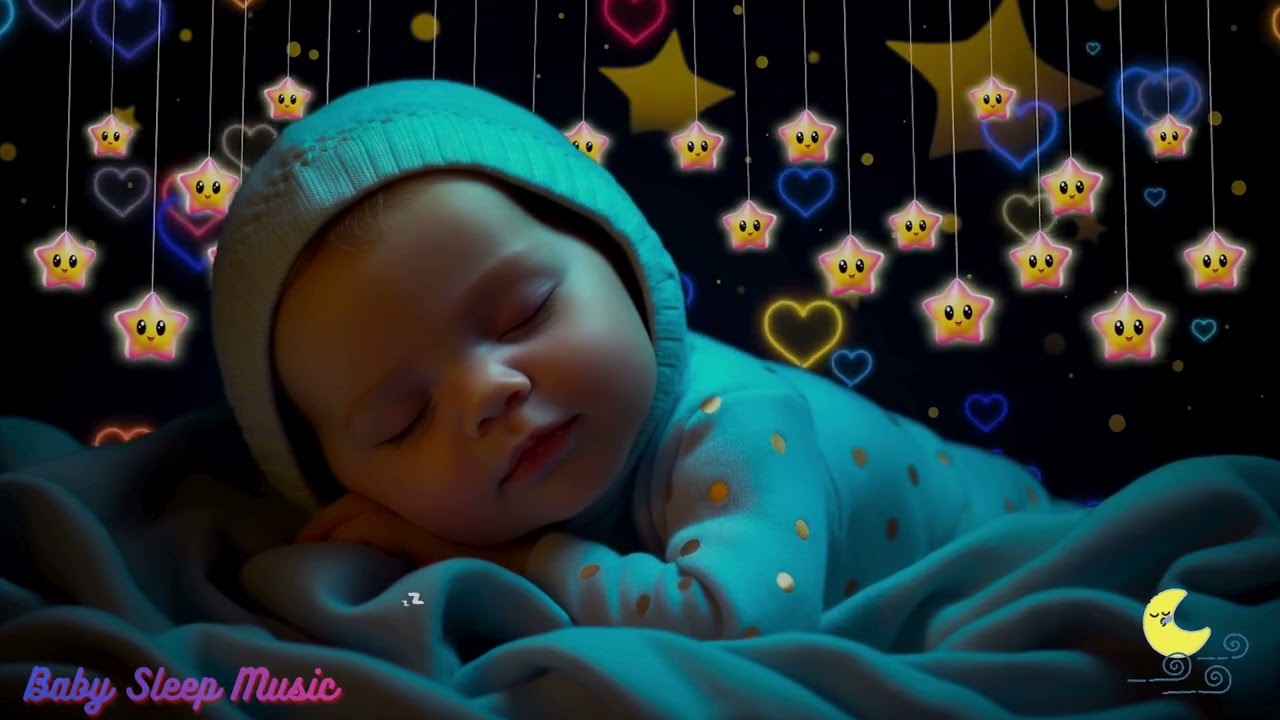 Baby Sleep Music 💤 Sleep Instantly Within 3 Minutes 💖 Mozart & Brahms Lullabies for Sweet Dreams