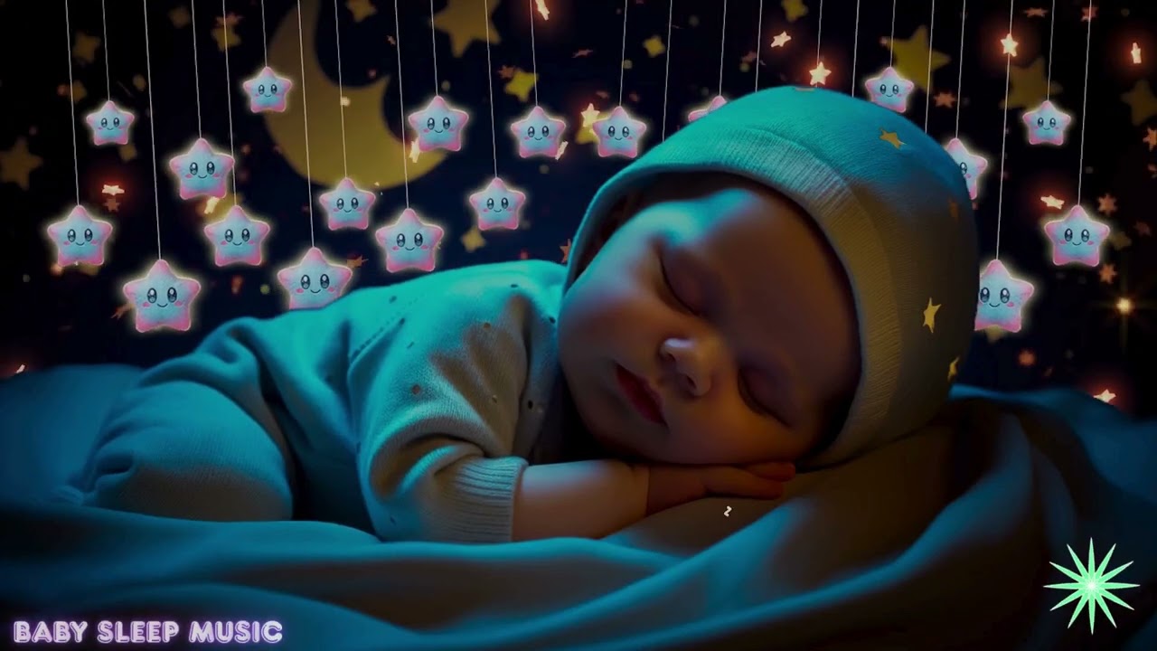 Baby Sleep Music 🎵 Deep Sleep in 3 Minutes ✨ Mozart & Brahms Lullabies for Relaxation