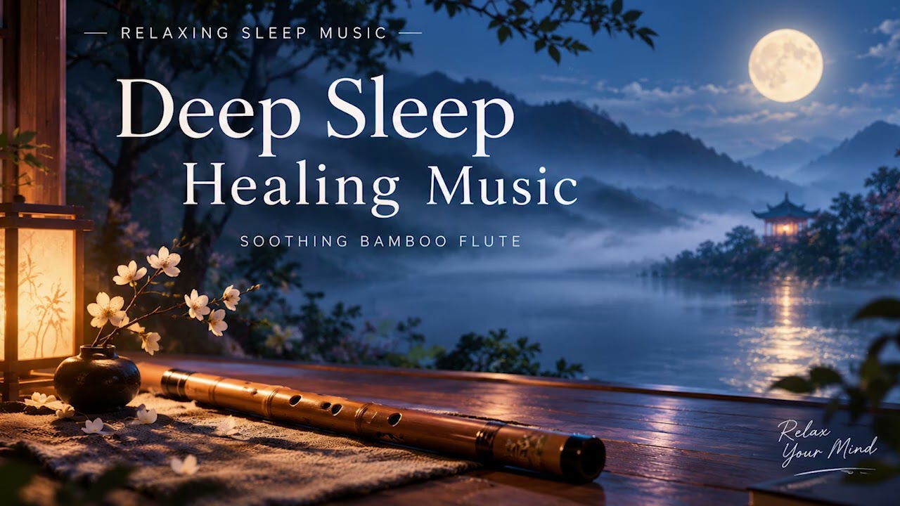 Deep Sleep Healing Music | Soothing Bamboo Flute & Eastern Ambient Sounds | 깊은 수면을 위한 편안한 관악기 음악