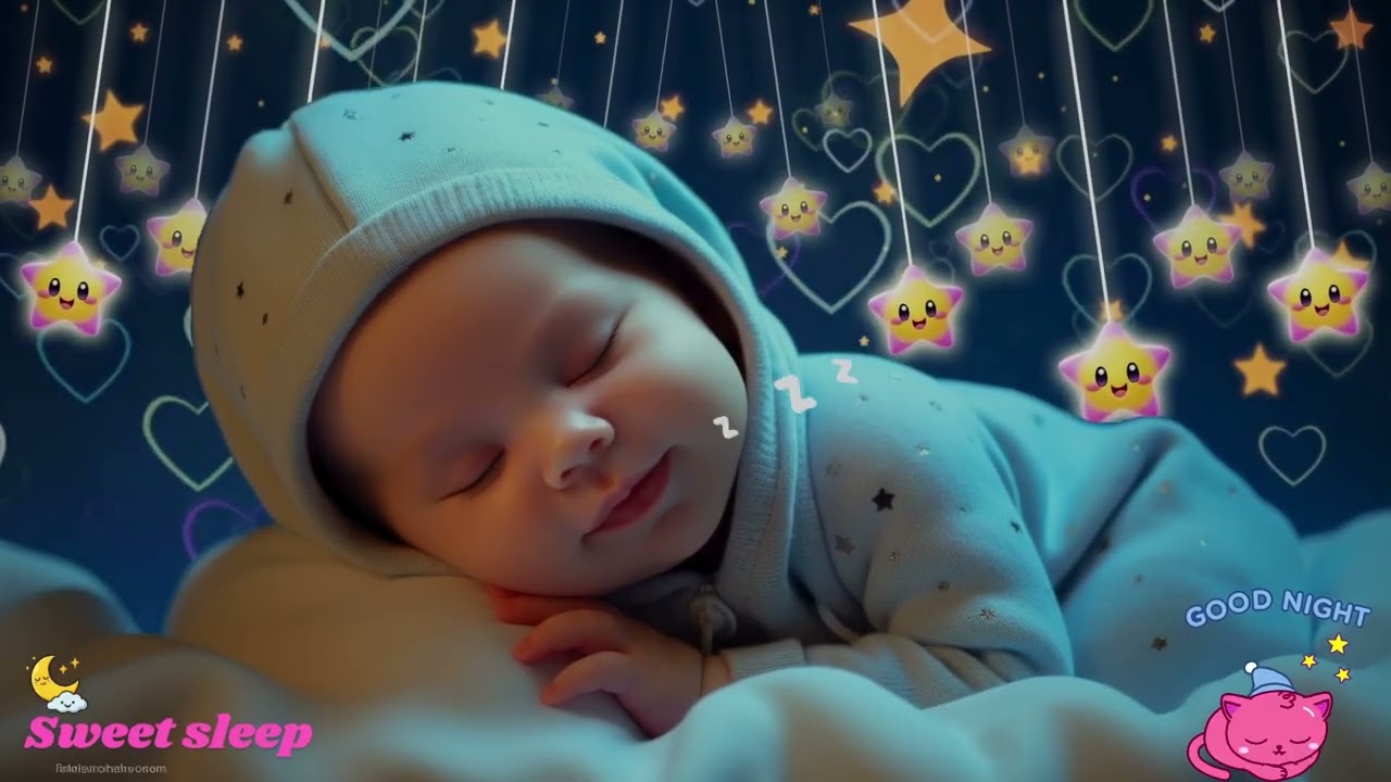 Baby Sleep Music 💤 Overcome Insomnia in 3 Minutes ✨ Mozart Brahms Lullaby 🎵 Sleep Music for Babies
