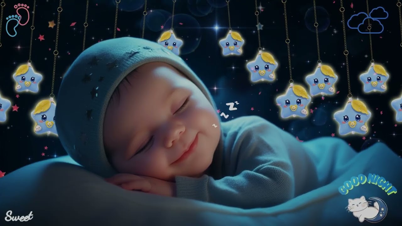 Baby Sleep Music 💤 Mozart & Brahms Lullabies 🌙 Soothing Melodies for Peaceful Bedtime