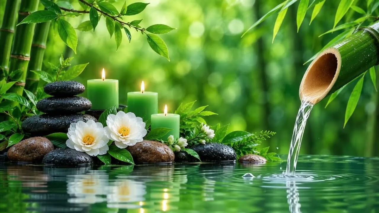 Relaxing Piano & Flowing Water|Healing Music for Deep Sleep, Meditation, Stress Relief & Inner Peace