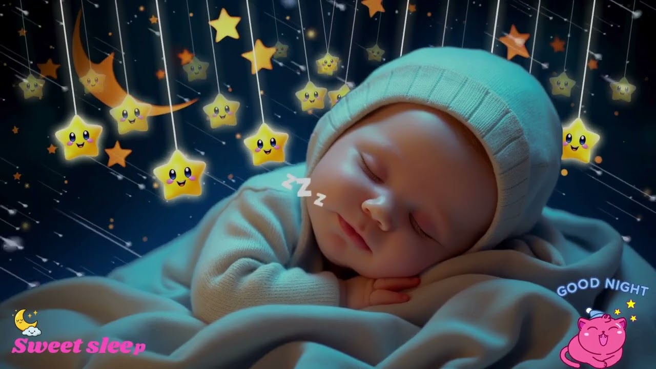 Mozart & Brahms Lullabies 🎶 Gentle Baby Sleep Music 💖 Deep Relaxation in 3 Minutes