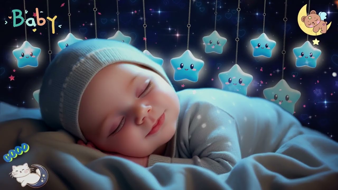 Baby Sleep Music 🎵 Sleep Instantly in 3 Minutes | Mozart & Brahms Lullabies for Insomnia Relief 🌙