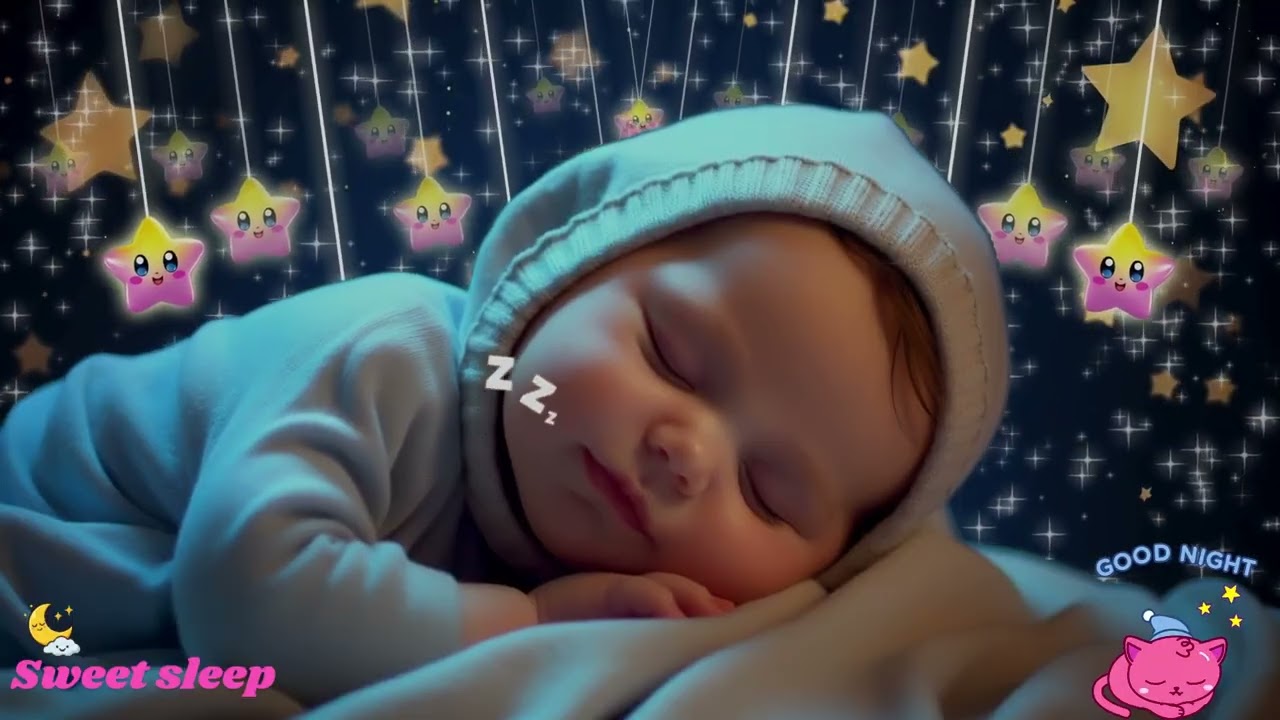 Mozart & Brahms Lullabies 💤 Gentle Baby Sleep Music Calm Nights in 3 Minutes 🌙 Deep Sleep