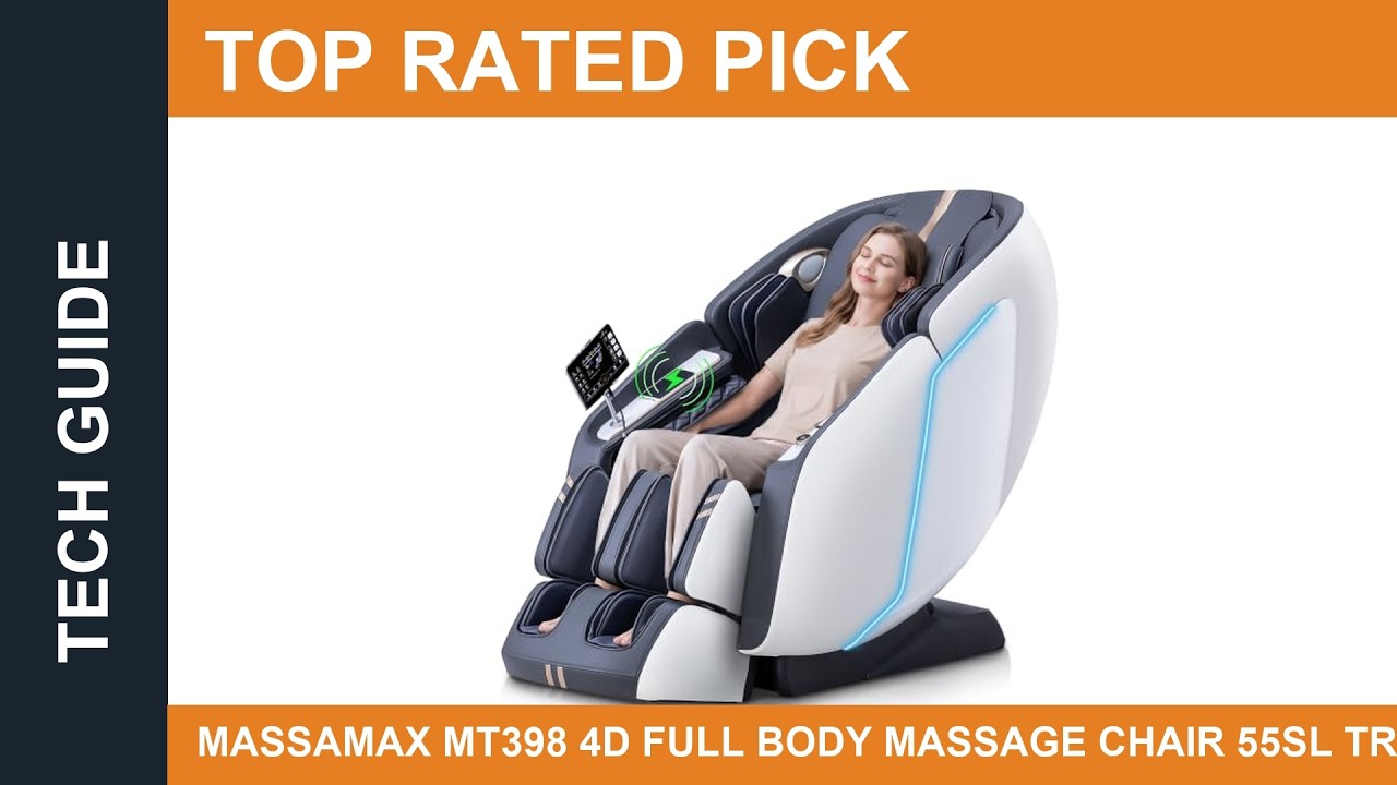 MassaMAX MT398 4D Full Body Massage Chair 55SL Tra Review