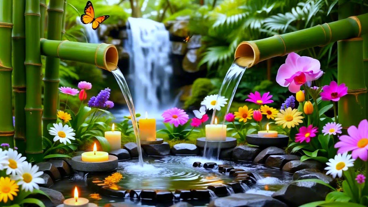 Relaxing Spa Music 🌿 Peaceful Piano & Water Sounds for Deep Sleep, Meditation & Calm Mind.