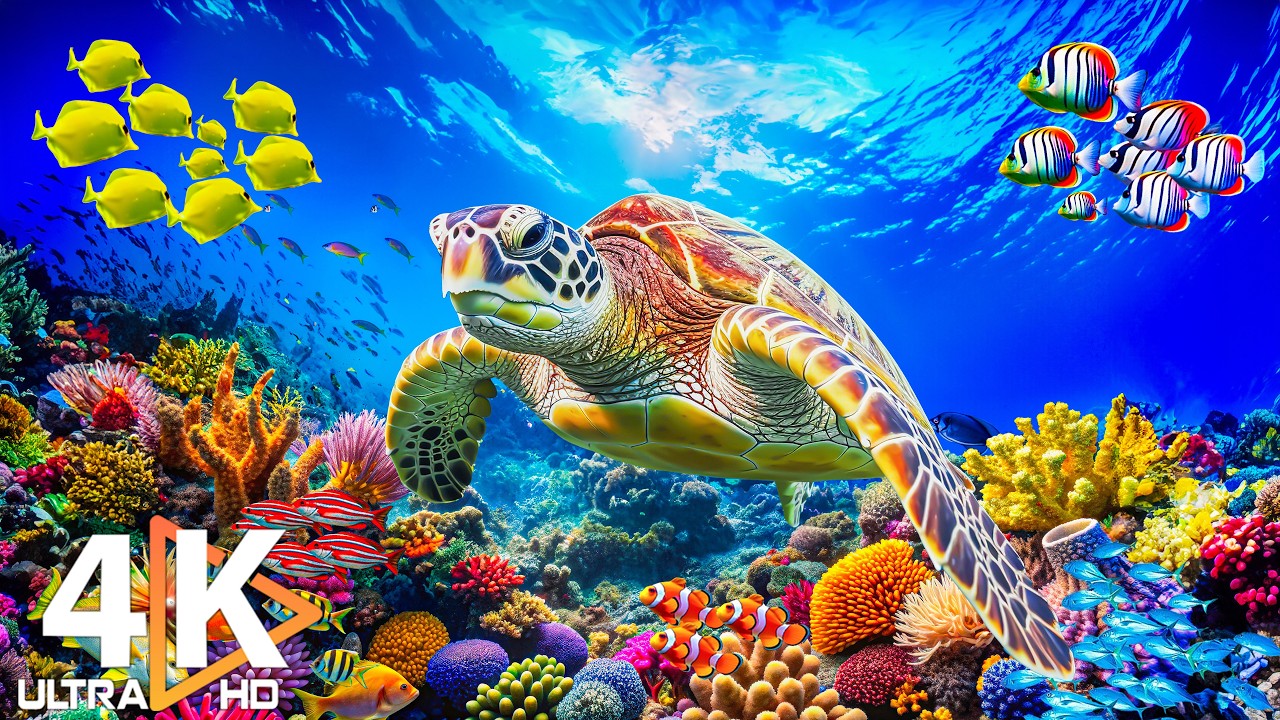 Under The Sea 4K – Stunning Coral Reefs, Marine Life & Soothing Relaxing Music #12