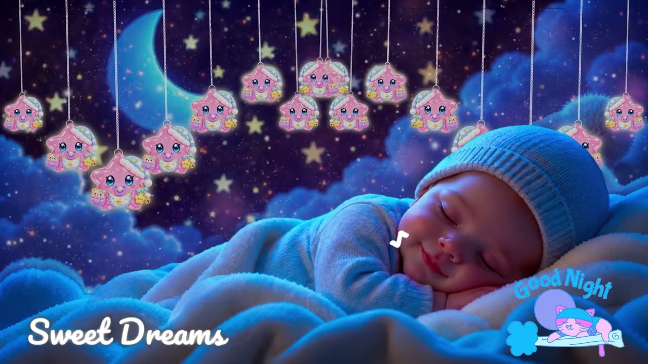 Mozart & Brahms Lullabies 💤 Gentle Baby Sleep Music 🎶 Deep Relaxation in 3 Minutes ✨ Infant Sleep