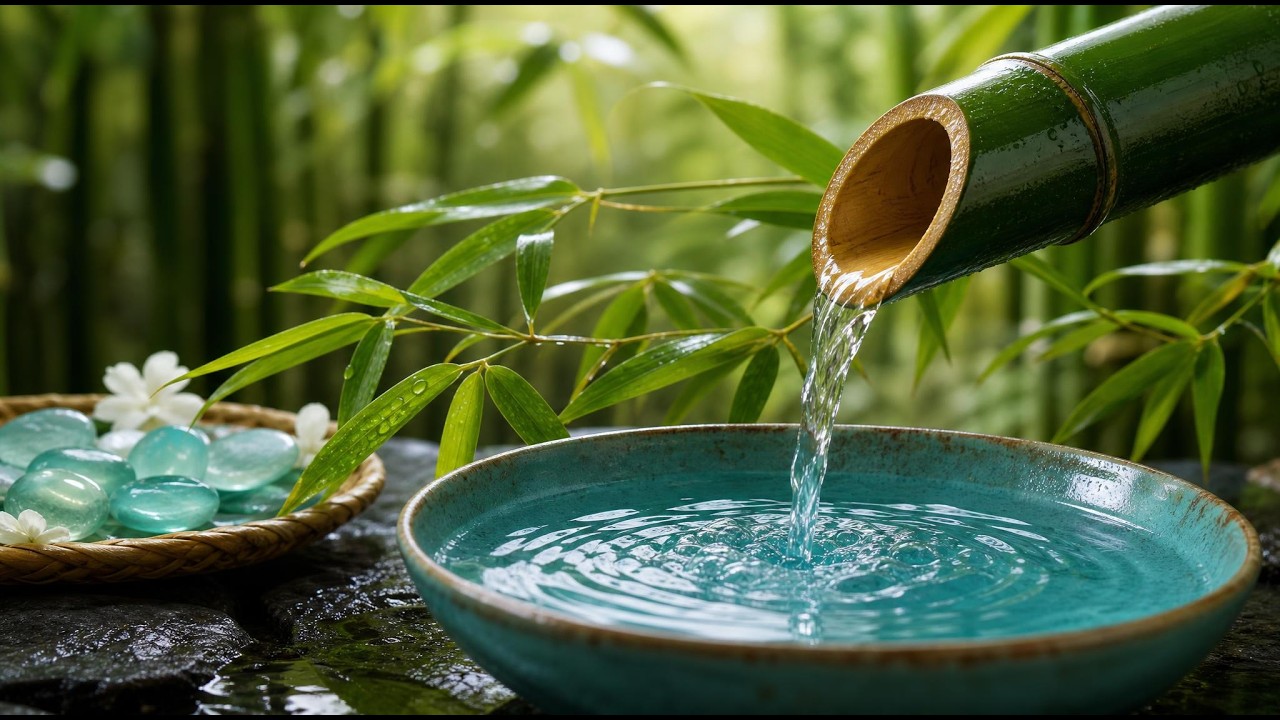 Best mental care | Soothing music 🪴 Water sounds, spa music #113
