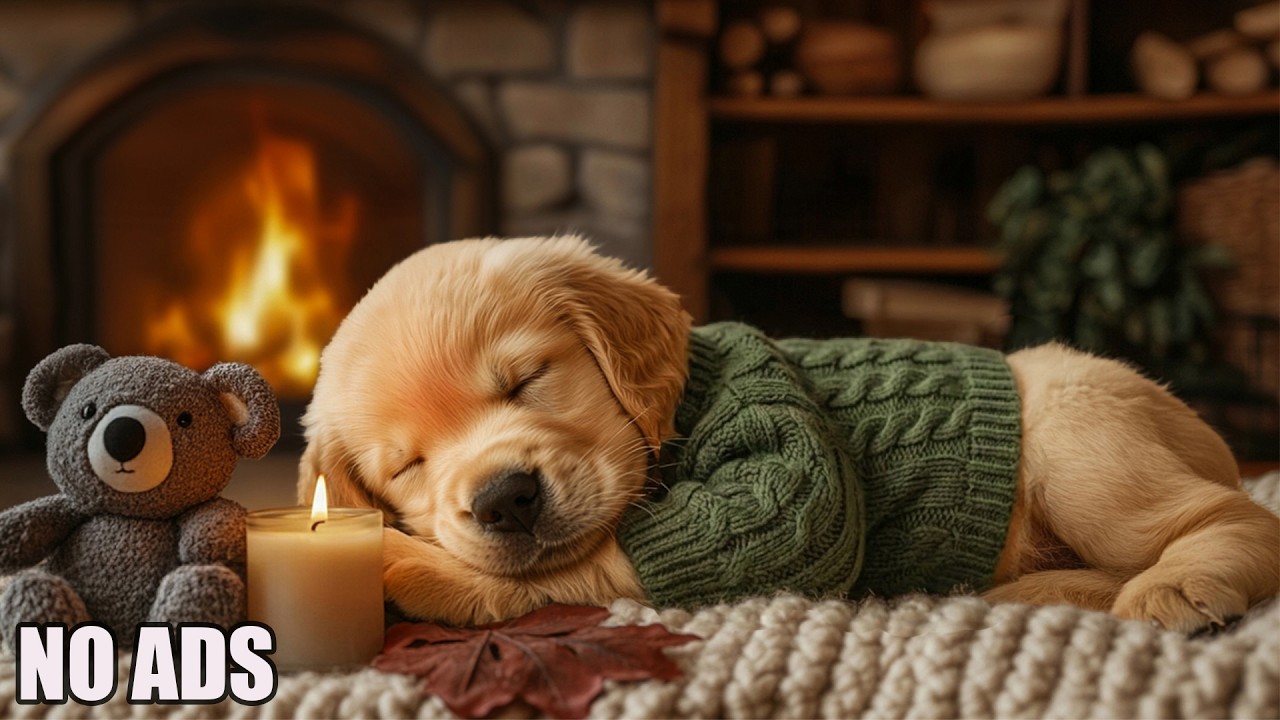 12 Hours of Dog Healing Music 🤍 Peaceful Relaxation for Anxious Dogs 🌙 Deep Sleep Music for Dogs