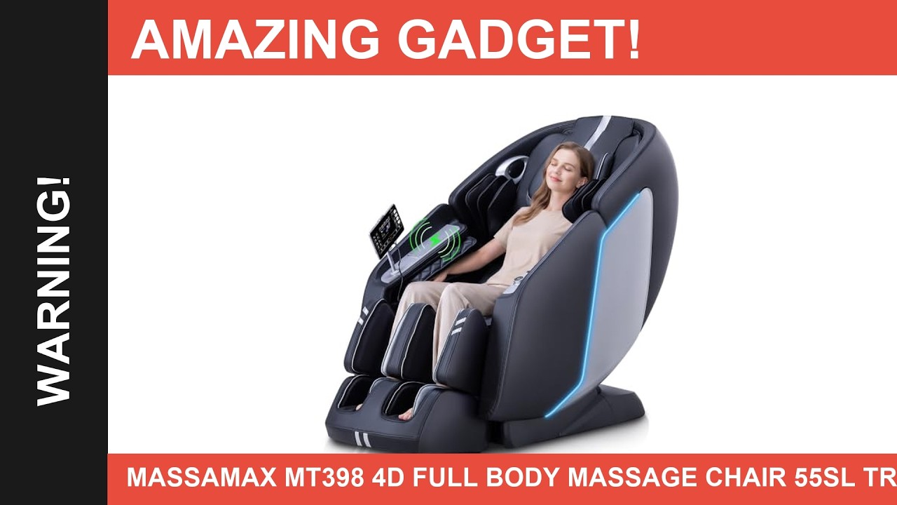 MassaMAX MT398 4D Full Body Massage Chair 55SL Tra Review