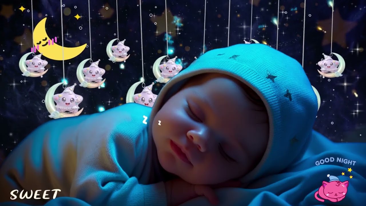 Baby Sleep Music 💤 Relax Deeply in 3 Minutes 🎵 Mozart & Brahms Lullabies for Peaceful Sleep