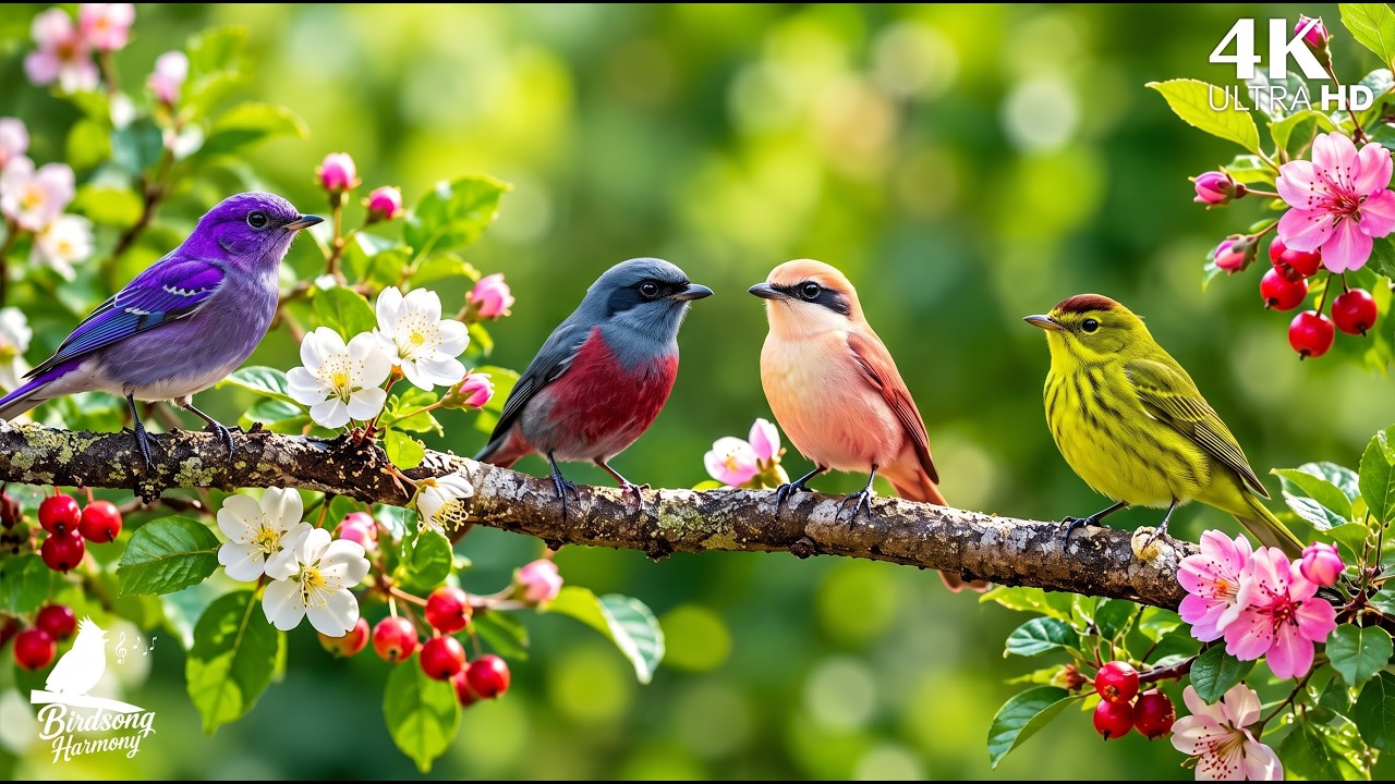 🌧️ Rainy Forest Ambience with Birds | Peaceful Nature Sounds for Deep Sleep & Relaxation