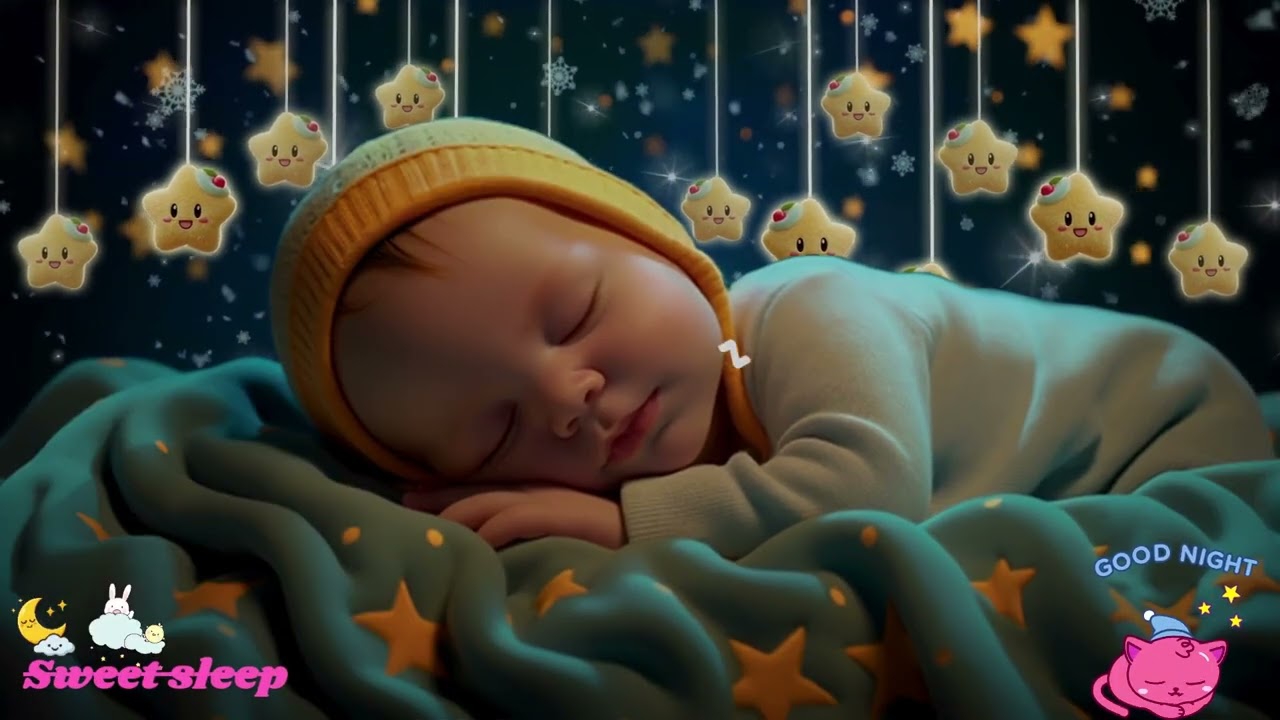 Baby Sleep Music 🌙 Relax Quickly & Sleep Peacefully All Night 🎶 Mozart & Brahms Lullabies