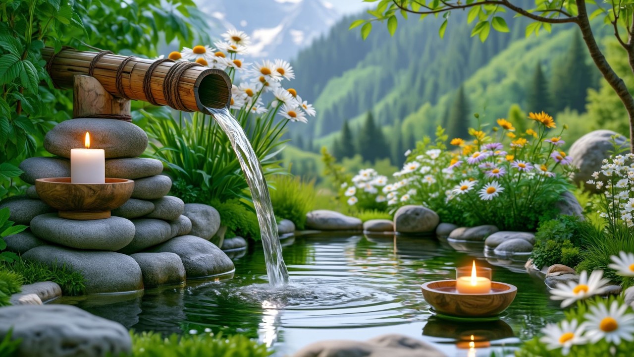Relaxing Music💦 Sounds Of Water For Healing The Soul and Stress & Anxiety Relief, Inner Peace