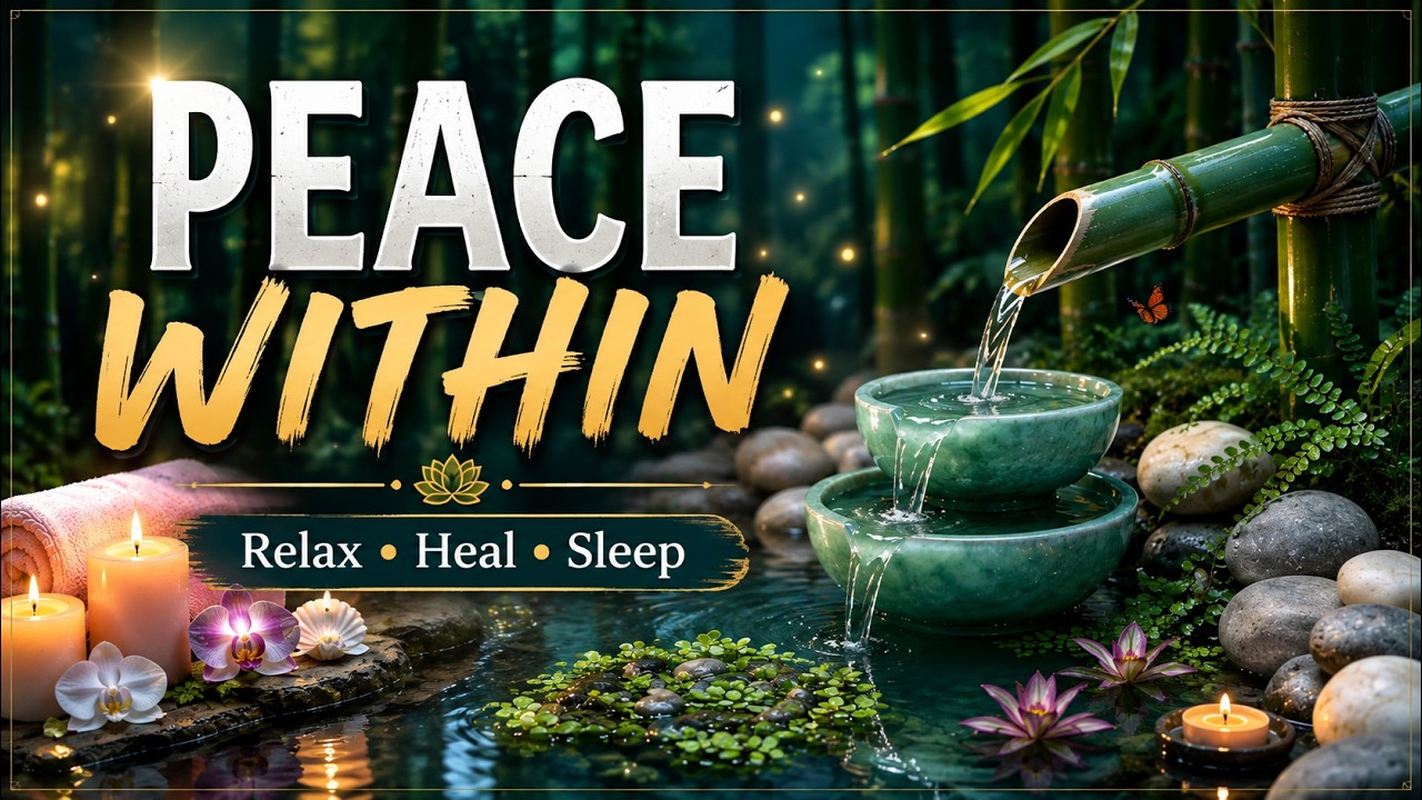 Peace Within 🌿 | Relaxing Spa Music for Stress Relief, Meditation & Deep Sleep