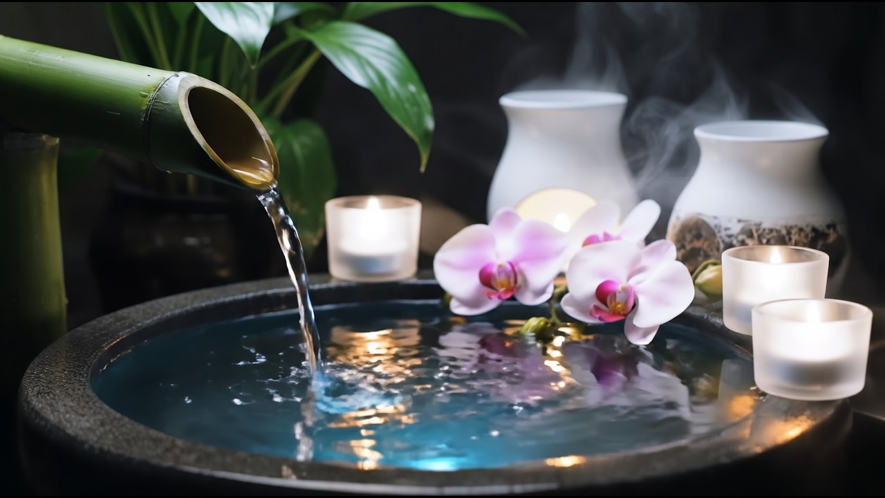 Restore Your Inner Balance ✨Relaxing Spa Music with Bamboo Water for Wellness, Peace and Mindfulness