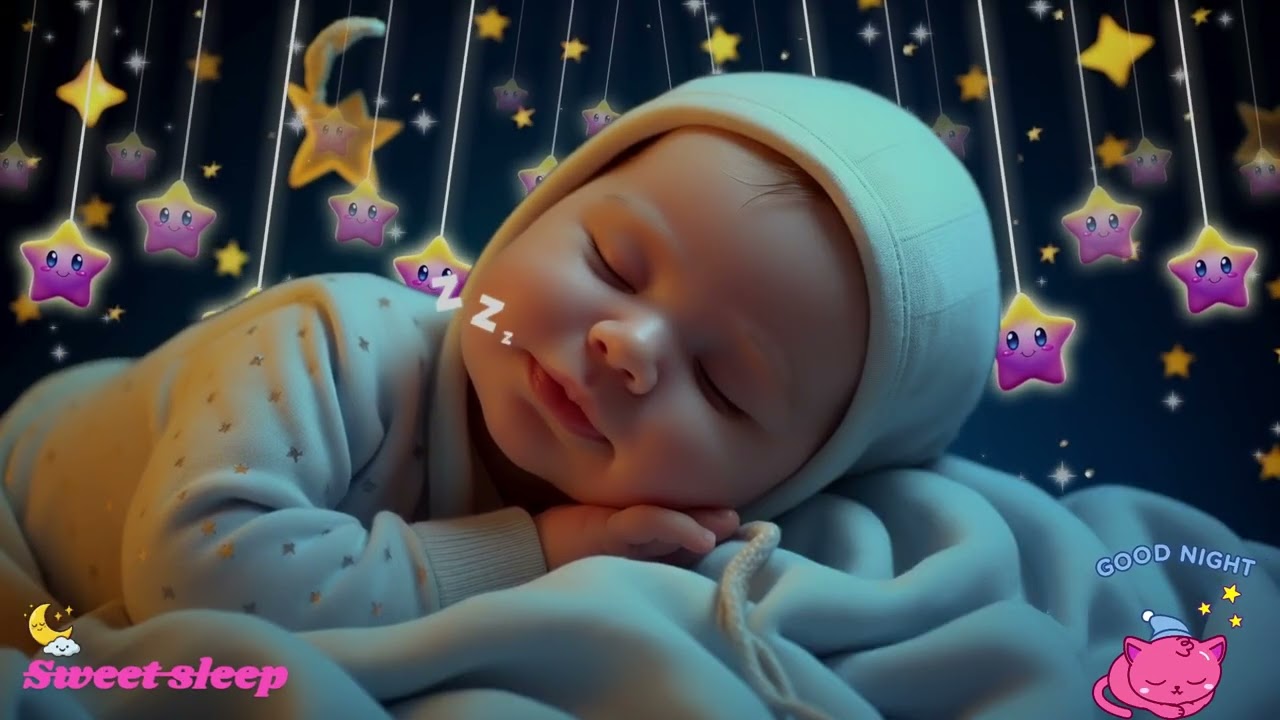 Baby Sleep Music 💤 Mozart & Brahms Lullabies 🌙 Fall Asleep Fast & Beat Insomnia