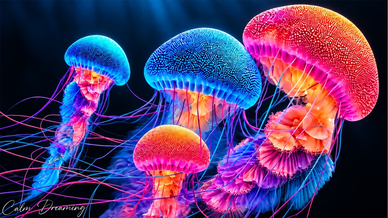 Mesmerizing Jellyfish Sleep Music | Stress Relief & Insomnia Treatment in 3 Minutes #14