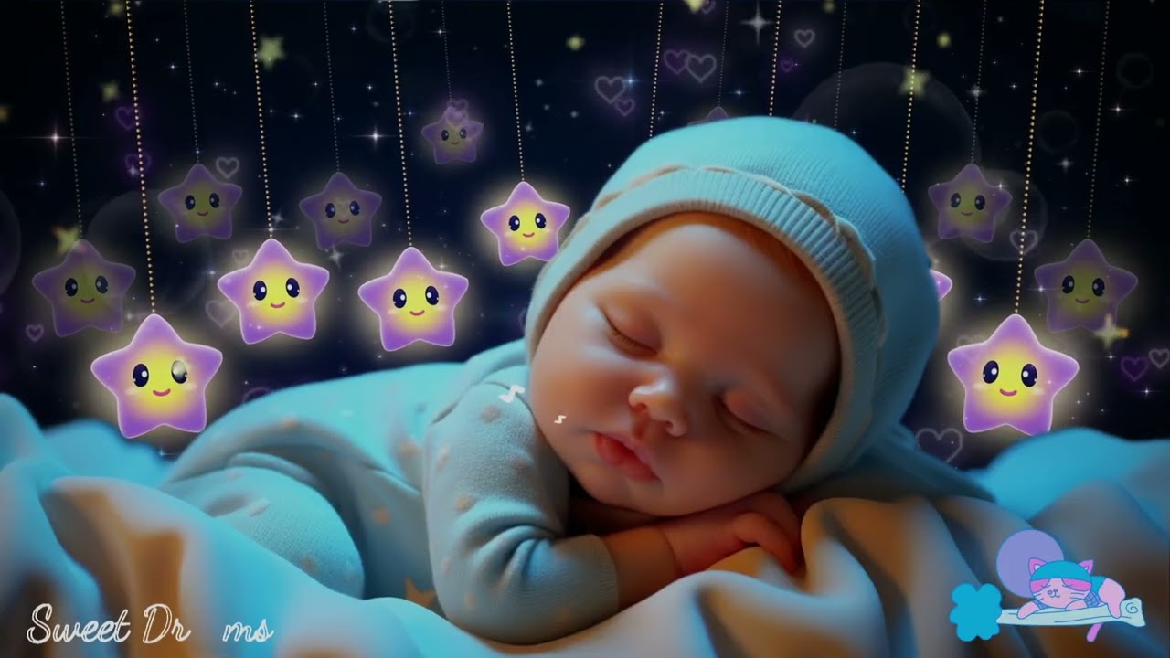 Baby Sleep Music 🌙 Mozart & Brahms Lullabies 💤 Fall Asleep Fast and Sleep Peacefully