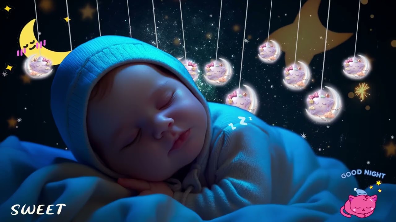 Sleep Instantly Within 3 Minutes 🌙 Baby Sleep Music 🎼 Mozart & Brahms for Peaceful Nights