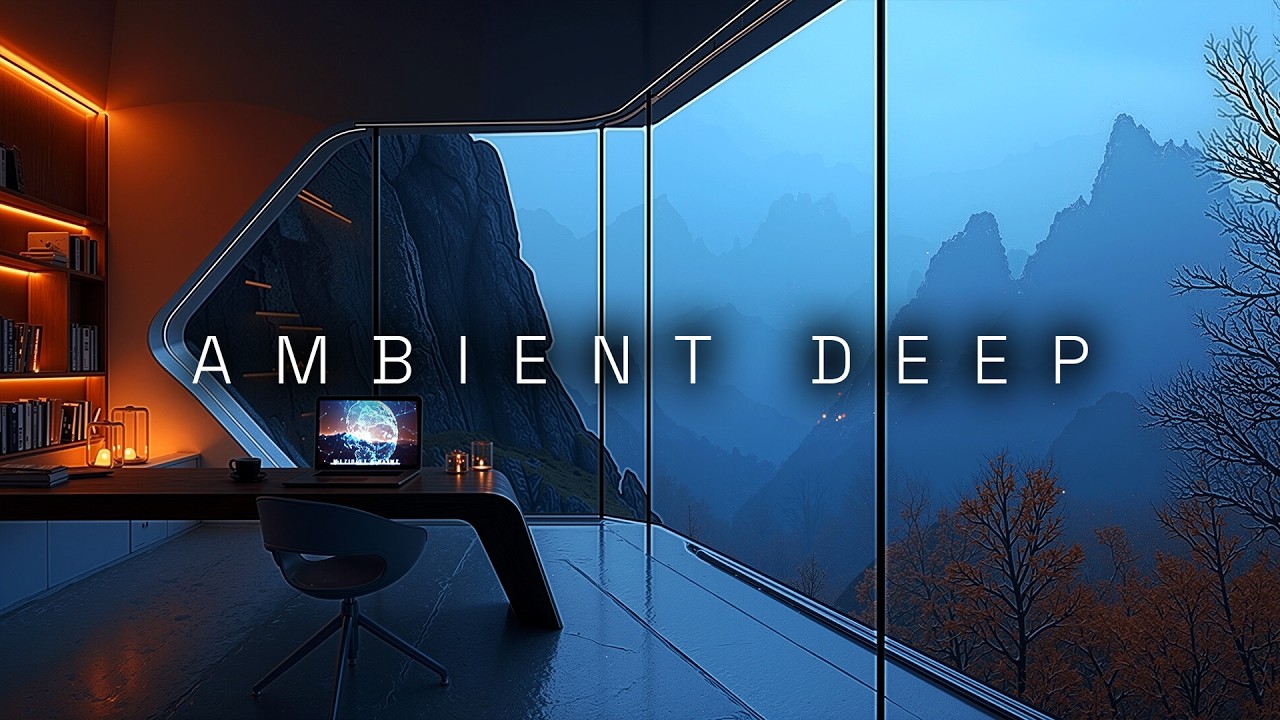 Chill Ambient Deep Work Music ~ Mountain View Focus & Concentration Study Ambient Mix