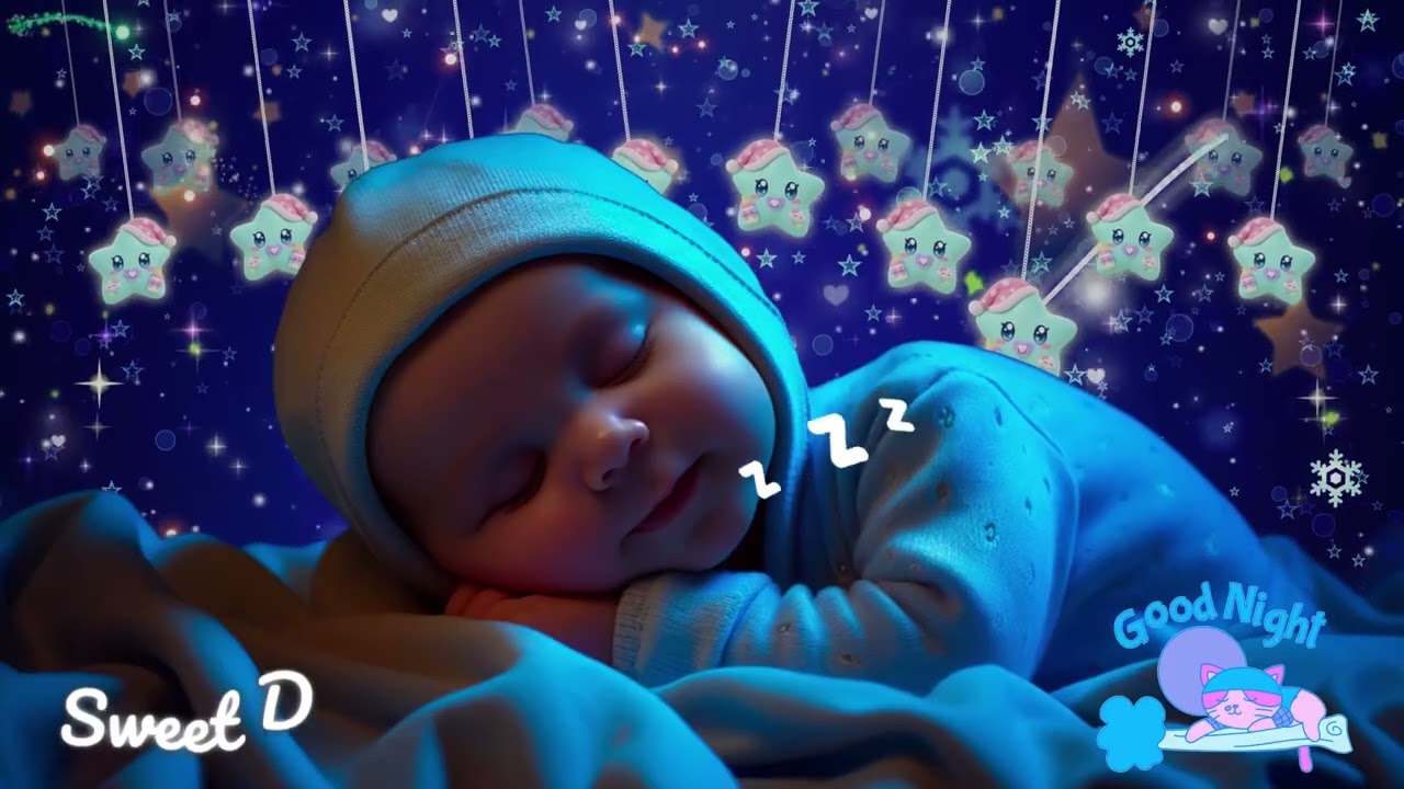 Baby Sleep Music 🌙 Peaceful Baby Sleep in 3 Minutes 💤 Mozart & Brahms Lullabies